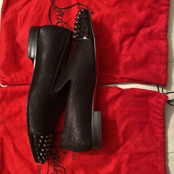 MENS CHRISTIAN LOUBOUTIN SPOOKY SPIKED LOAFERS!! main image 12